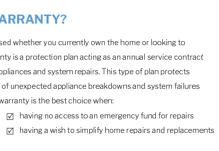 appliance warranty fontana